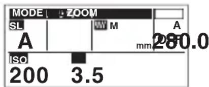 MODE ZOOM SL A mm A ISO 200 3.5 280.0