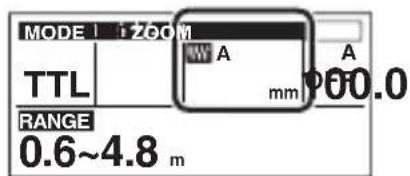 MODE | 200 M TTL A mm A RANGE 0.6~4.8 m 00.0