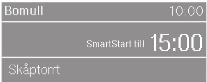 Bomull 10:00 SmartStart till 15:00 Skåptorrt