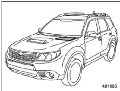 SUBARU Forester (2011) - ■ Nettoyagedelagrilledeprise d'air - 1