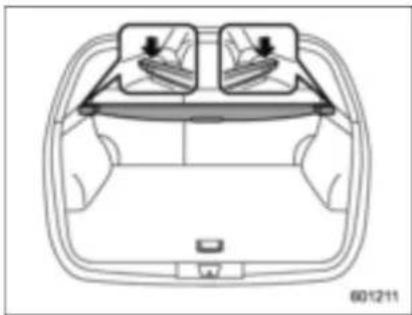SUBARU Legacy (2014) - ■ Rangementdelacouverture del'espacedechargement - 4