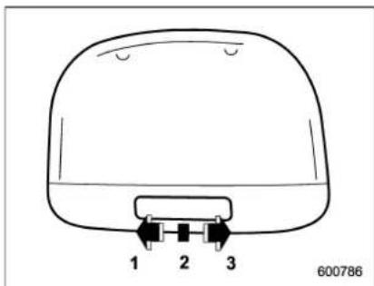 SUBARU Legacy (2014) - Plafonnier - 1