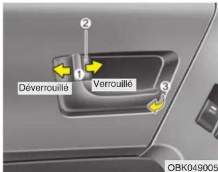 Déverrouillé Verrouillé OBK049005