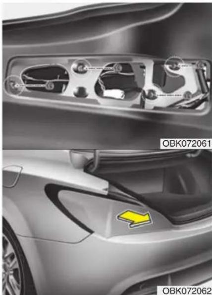 HYUNDAI Genesis Coupe (2015) - Remplacement d'une ampoule du feu combiné - 1