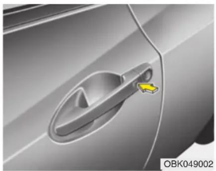 HYUNDAI Genesis Coupe (2015) - Fonctions de la clé intelligente - 1