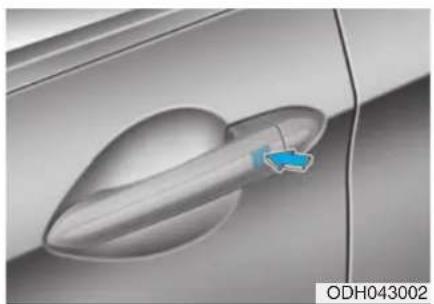 Porte déverrouillé Porte verrouillé OHG040010