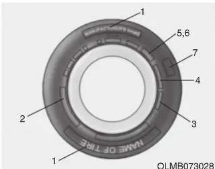 1 5,6 7 4 3 2 NAME OF TIRE 1 OLMB073028