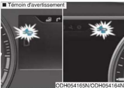 Témoin d'avertissement ODH054165N/ODH054164N