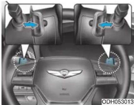 HYUNDAI Genesis (2015) - Palettes de changement de vitesse - 1