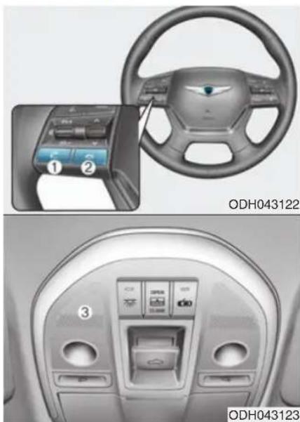 HYUNDAI Genesis (2015) - Système mains libres Bluetooth® Wireless Technology - 1