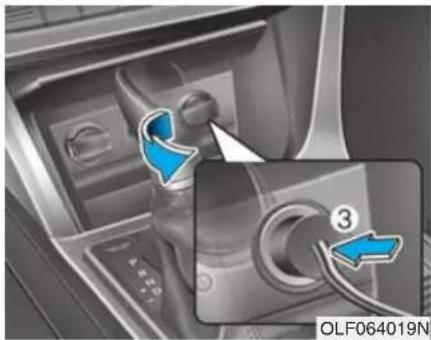 HYUNDAI Sonata (2015) - Utilisation de la trousse de réparation des pneus - 4