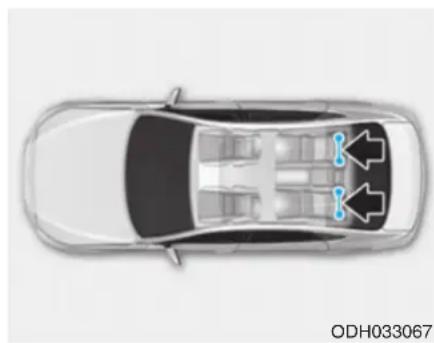 HYUNDAI Sonata (2015) - Ancrages et attaches inférieurs pour sièges pour enfant (LATCH) - 1