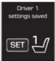 HYUNDAI Sonata (2015) - Mémoriser les positions - 1