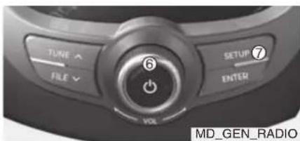 TUNE FILE 6 SETUP ⑦ ENTER MD_GEN_RADIO