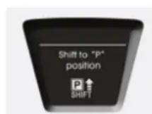 HYUNDAI Elantra (2013) - Shift to "P" position (Passer en position « P ») (boîte automatique) - 1