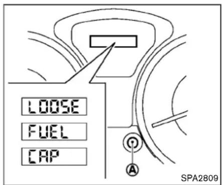 LOOSE FUEL CAP SPA2809