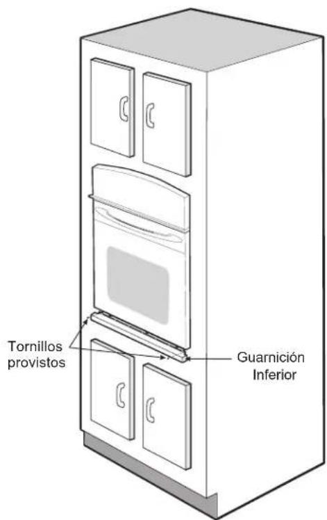 Tornillos provistos Guarnición Inferior