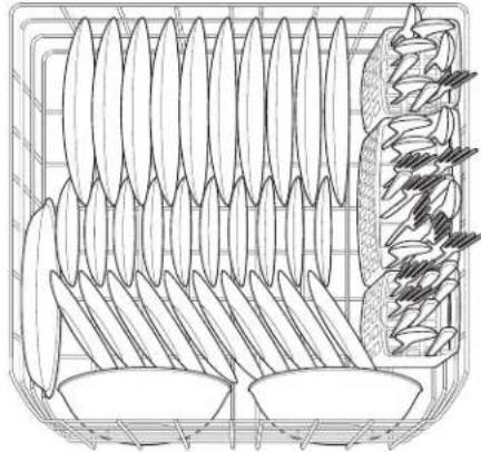 FRIGIDAIRE FGHD2465NB - Chargement du panier inférieur - 1