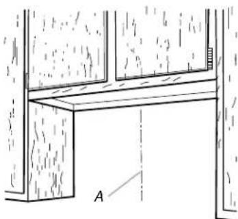 FRIGIDAIRE FHWC3025MB - Déterminer l'emplacement du trou de passage du câble - 1