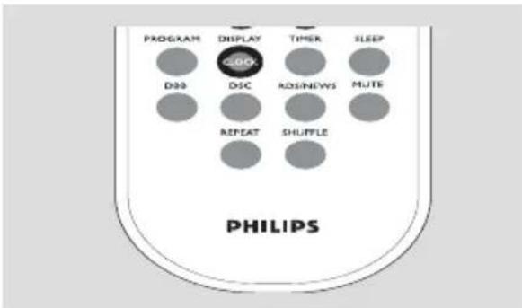 PROGRAM DISPLAY TIMER SLEEP D30 DSC RDS/NEWS MUTE REPEAT SHUFFLE PHILIPS