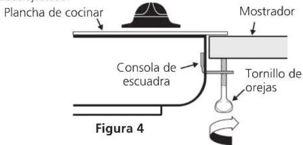Plancha de cocinar Mostrador Consola de escudra Tornillo de orejas Figura 4