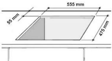 55 mm 55 mm 555 mm 475 mm