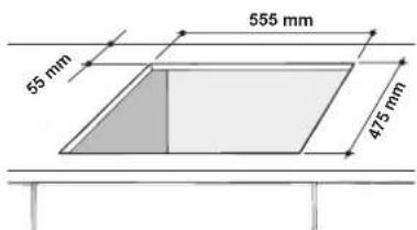 555 mm 65 mm 475 mm