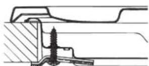 Cross-sectional diagram of a mechanical assembly with no visible text or symbols