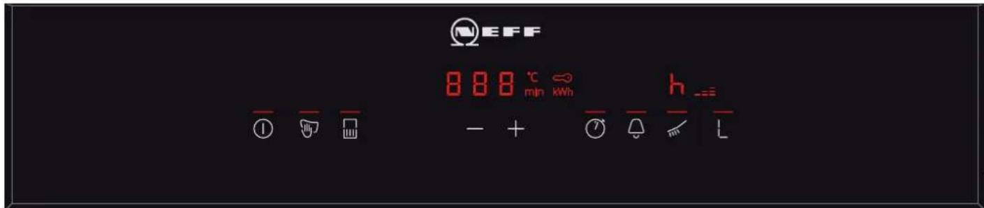 EFF 888 °C ⇌ h =3 min kWh - + 7 - L