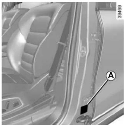 RENAULT Espace (2016) - PLAQUES D'IDENTIFICATION VÉHICULE - 1