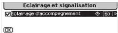Eclairage et signalisation ✓ Eclairage d'accompagnement 60 OK