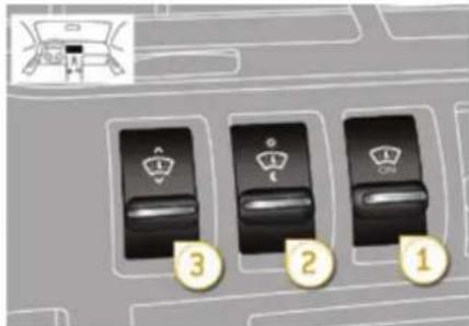 PEUGEOT 3008 (2016) - Sélecteurs impulsionnels Affichages en fonctionnement - 1