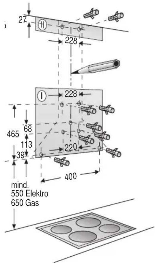 27 228 465 68 113 39 228 220 400 mind. 550 Elektro 650 Gas