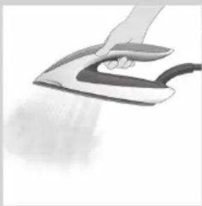 Hand using a hand to clean or iron iron on a surface (no text or symbols visible)