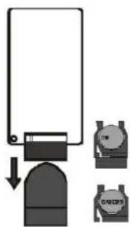 BIGBEN INTERACTIVE TW7UKLIGHT1+2 - Substituir a pilha do controlo remoto - 1