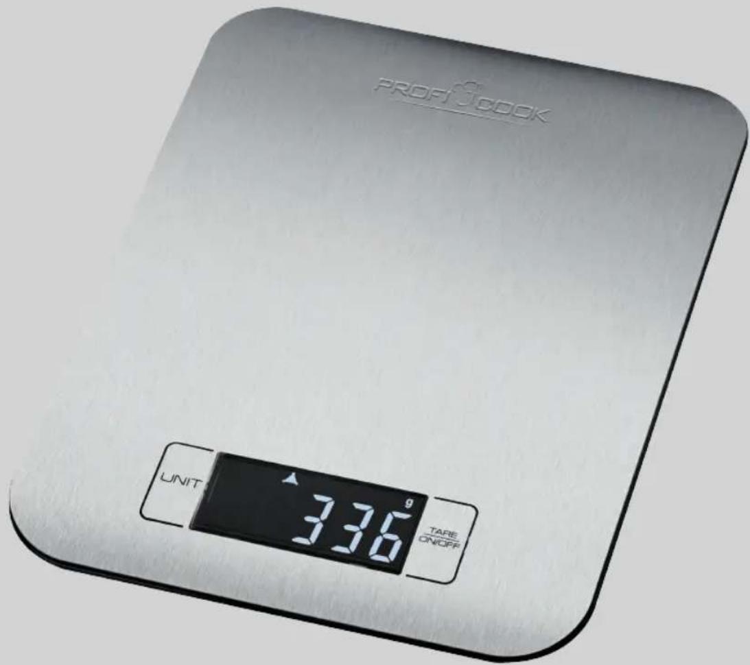 PROFI COOK UNIT: 3.36 g TARE ON/OFF