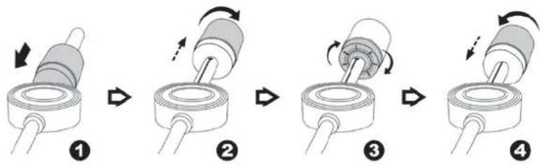 THOMSON TT201BT - Instalar el contrapeso - 1