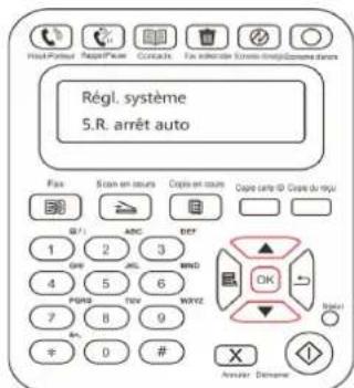 Rég1. système 5.R. arrêt auto Pass Scan en taure Copie en coure Copie carte ID Copie du rêge S1 / 1 ABC DEF 1 2 3 GND JNL MBD 4 5 6 PUM TBY WYZ 7 8 9 AL 0 # Arruant: Deline
