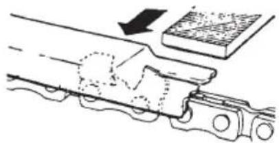HITACHI CS51EA - Lowering depth gauges with a file - 1