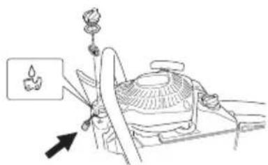 HITACHI CS51EA - Nettoyage du filtre à huile de chaîne (Fig. 38) - 1