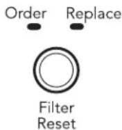 KITCHENAID KBRS22KWWH - Témoin lumineux de l'état du filtre à eau - 1