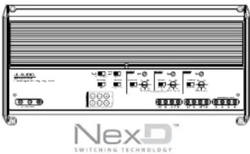 JL Audio XD1000/5v2 - W 5-Kanal-Verstärker mit 2-Wege-/3-Wege-Frequenzweiche - 1