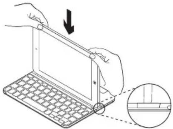 LOGITECH Ultrathin - Az iPad mini leválasztása - 2