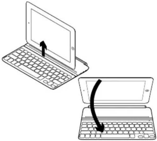 LOGITECH Ultrathin Keyboard Cover i5 - Oppbevaring og transport av iPad-en - 1