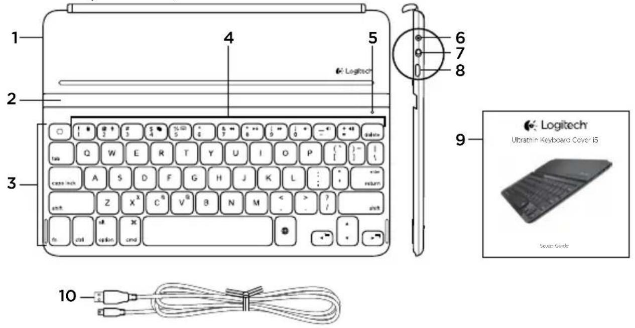 Logitech Logitech Ultrathin Keyboard Cover 15 Ghid rapid
