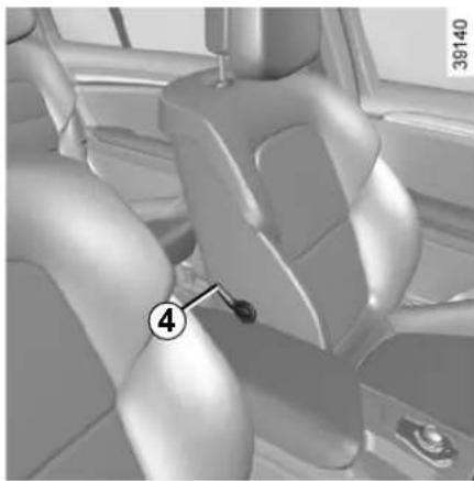 RENAULT Espace (2017) - Pour incliner le dossier - 1