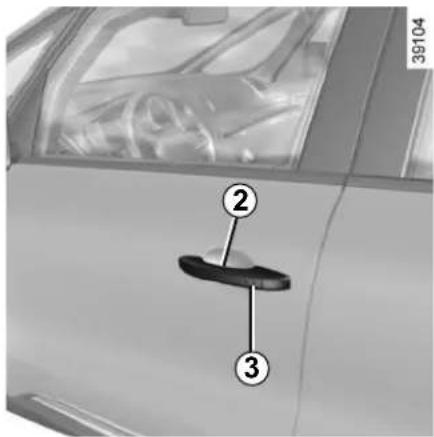 RENAULT Espace (2017) - CARTE RENAULT « MAINS LIBRES » : utilisation (2/4) - 1