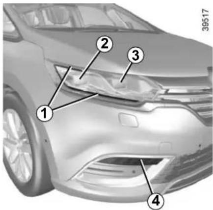 RENAULT Espace (2017) - PROJECTEURS AVANT : remplacement des lampes - 1