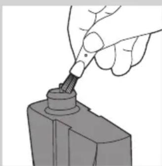 PHILIPS Series 5000 BT5270 - Cleaning the trimming head connector - 3