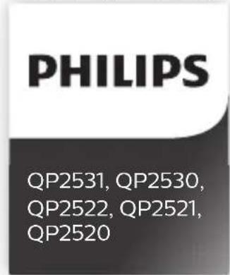 PHILIPS QP2531, QP2530, QP2522, QP2521, QP2520